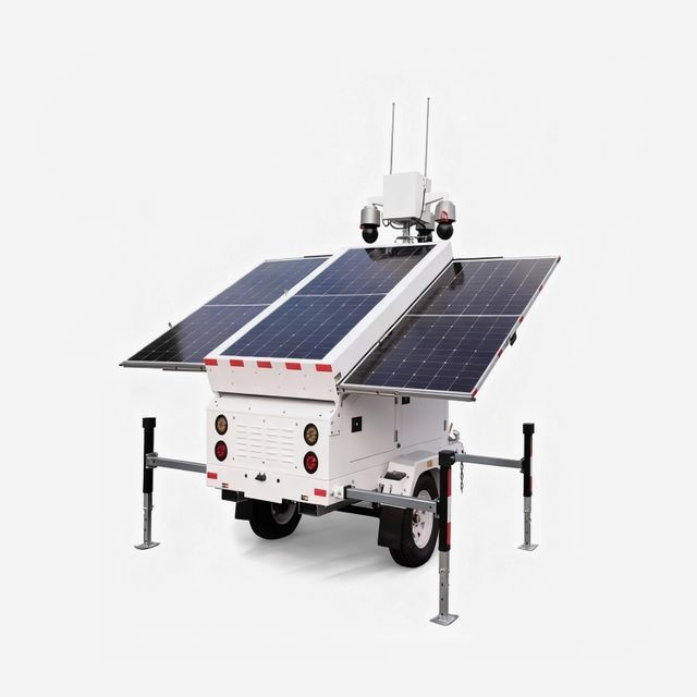 Remorque de vidéosurveillance solaire 7 m