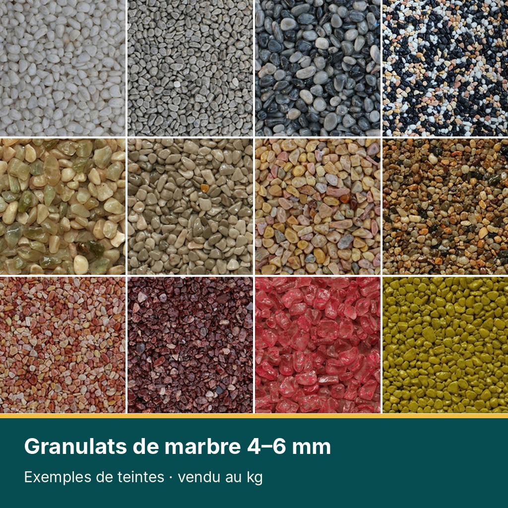 Granulats 4–6 mm